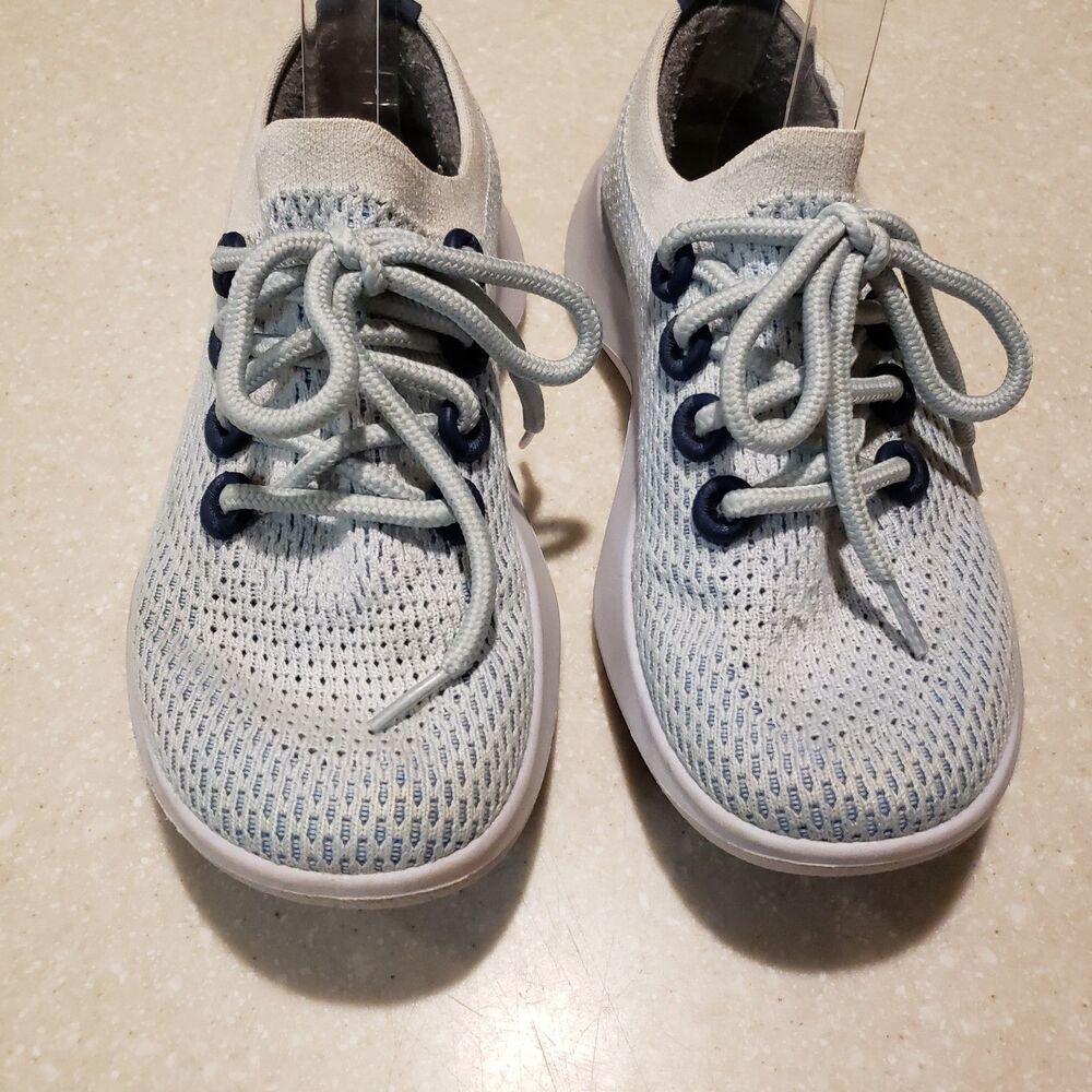 Allbirds Tree Dasher 2 Blizzard Gray Lace Up Comfort Shoes Sneaker Women's 7 - Picture 2 of 8